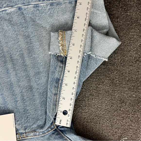 NWT Re/Done 90’s Comfy Organic Cotton Denim Jean Shorts Size 25 - Picture 12 of 15